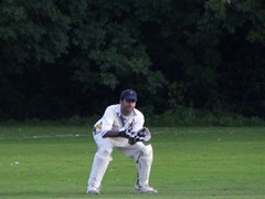 Adil Parker keeping wicket in 2009